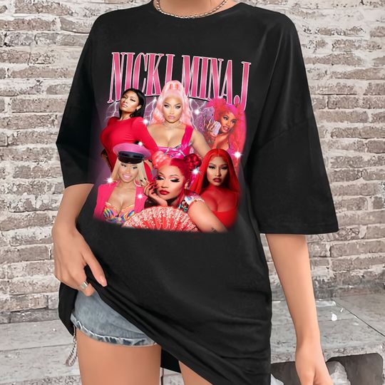 Vintage Nicki Minaj Shirt: Hip Hop Tee, Pink Friday 2 World Tour Shirt