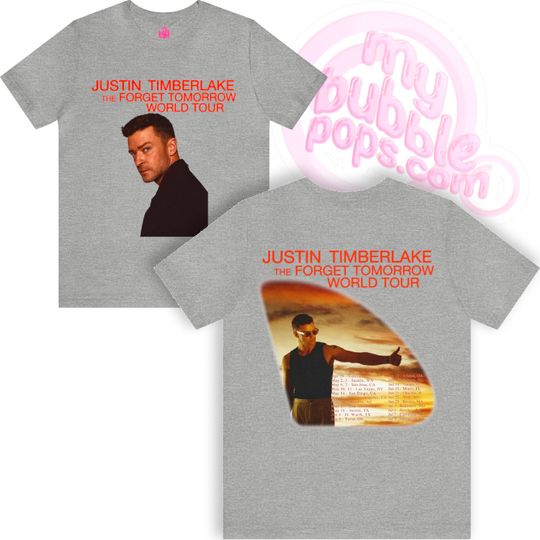 Forget Tomorrow World Tour (Justin Timberlake 2024) Shirt