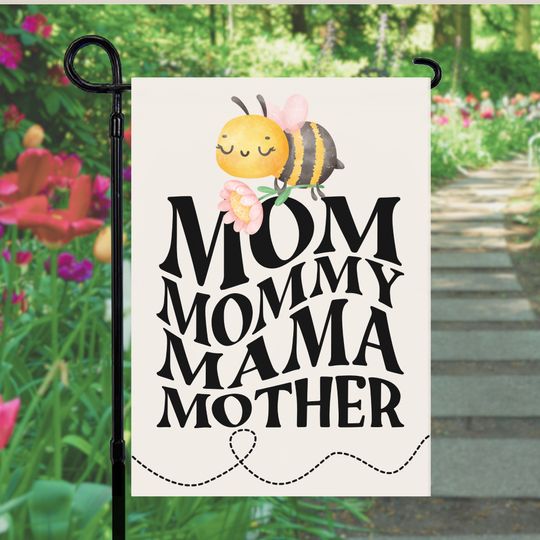 Mother's Day garden flag | Custom mom garden flag | Spring flag | Mom gift