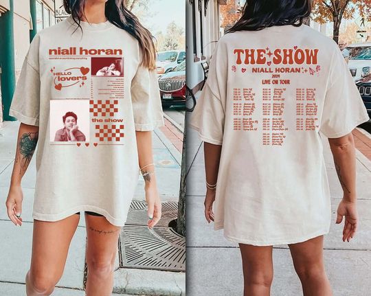 Vintage Niall Horan The Show Live On Tour 2024 Shirt