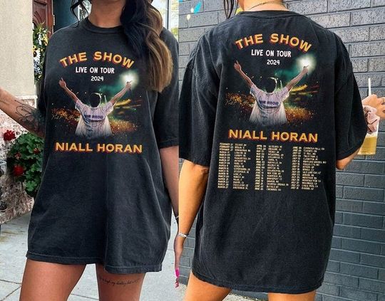 Live on tour 2024 Niall Horan Shirt,The show Niall Horan Tracklist Graphic