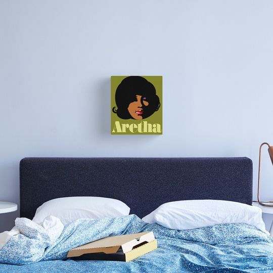 Aretha Franklin Photo Canvas Portrait