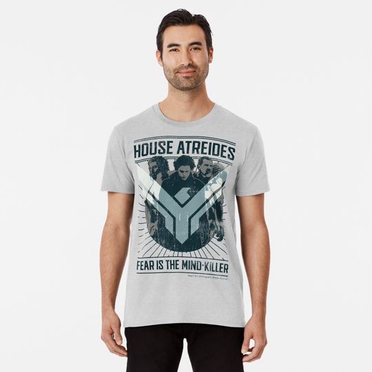 House Atreides Graphic Dune Paul Atreides, Leto, and Gurney Halleck T-Shirt