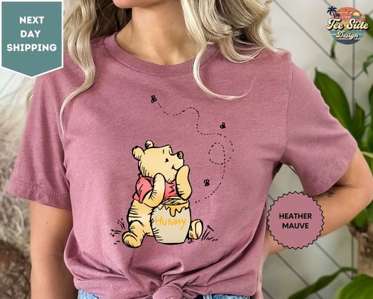 Vintage Pooh Shirt, Minimal Winnie The Pooh Shirt