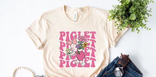 Disney Winnie The Pooh Piglet Shirt, Disneyland Piglet Shirt