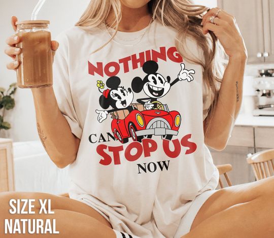 Nothing Can Stop Us Now Shirt, Mickey Minnie Shirt, Retro Mickey Minnie Shirt