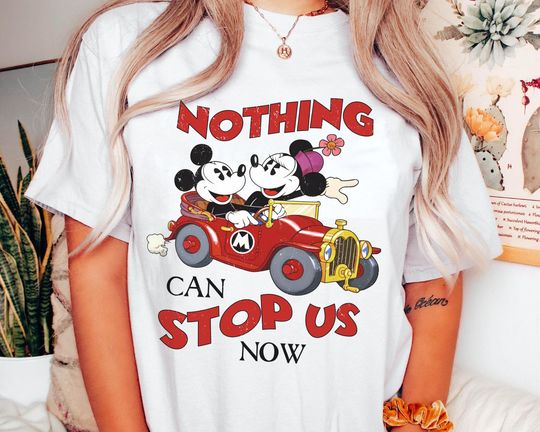 Mickey & Minnie's Runaway Railway Nothing Can Stop Us Now Shirt