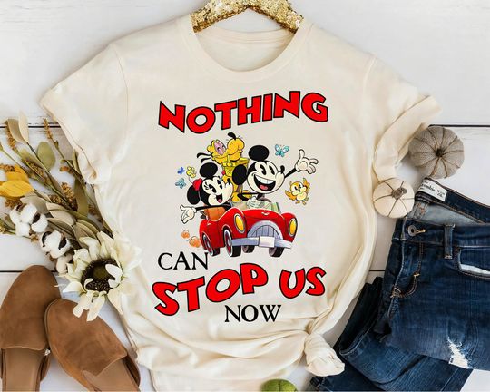 Disney Mickey and Minnie Nothing Can Stop Us Now Shirt