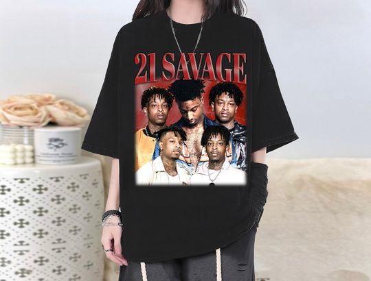 21 Savage Vintage Shirt, Hip hop Graphic Unisex