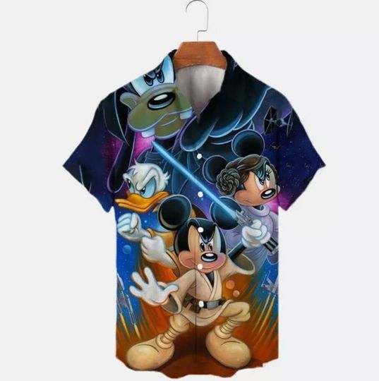 Mickey and Friends Disney Inspired Hawaiian Shirt