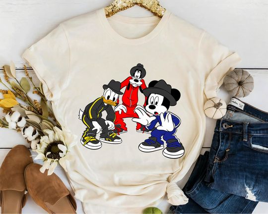 Mickey Mouse Donald Ducks Goofy Friends Funny Vintage Shirt