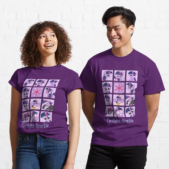 Faces of Twilight Sparkle Classic T-Shirt