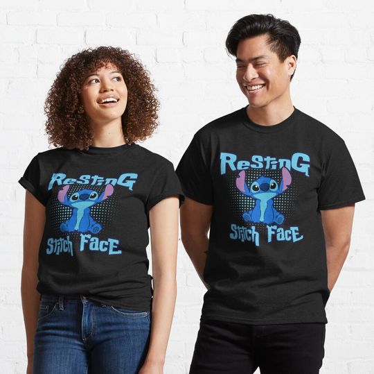Resting Stitch Face Classic T-Shirt