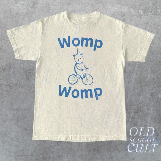 Womp Womp Graphic T-Shirt, Retro Unisex Adult T Shirt, Sillyy Bear T Shirt