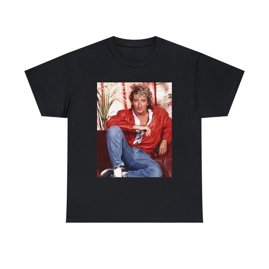 Rod Stewart Retro Aesthetic 70s Music T-Shirt