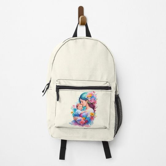 Mother's love is irreplaceable. Backpack