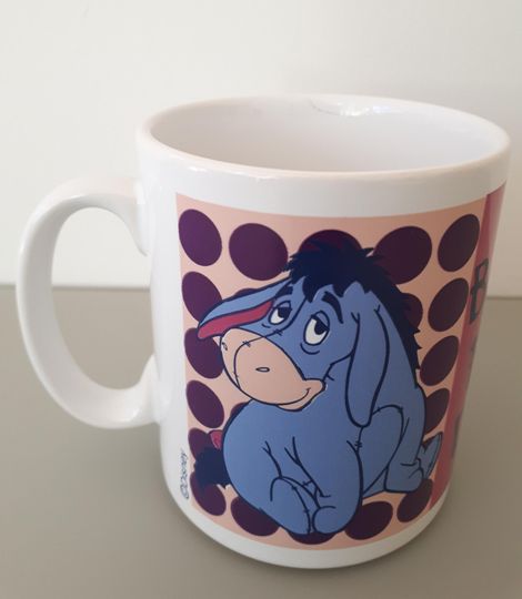 Moody Eeyore Coffee Mug, Disney Coffee Mug