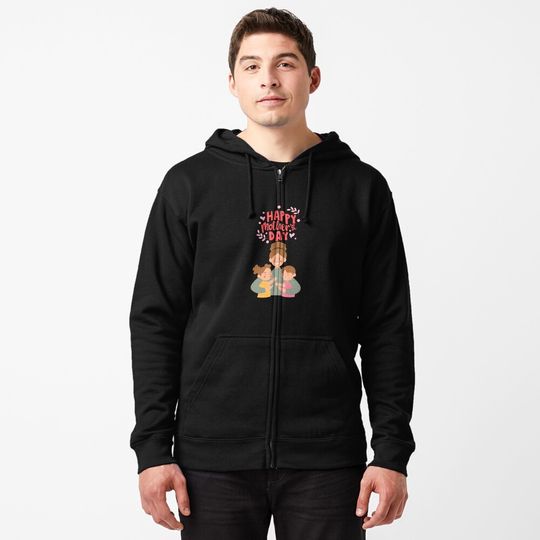 Happy Mother's Day Zipped Hoodie