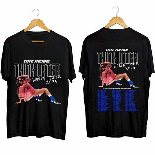 Tate McRae - The Think Later World Tour 2024 Tour T-Shirt