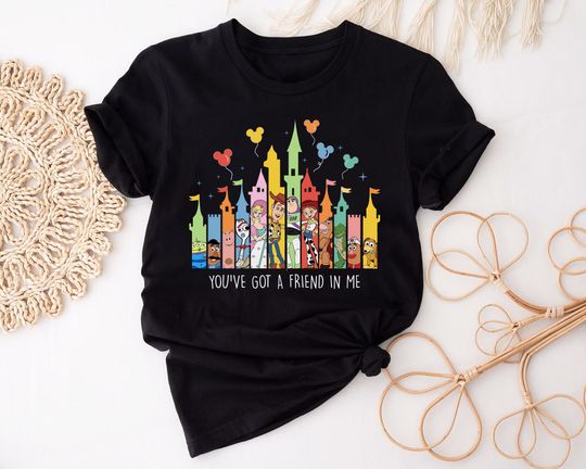 Toy Story Shirt, Disney Castle Toy Story Shirt, You've Got A Friend In Me Shirt, Toy Story Characters Shirt, Super Soft Shirt
