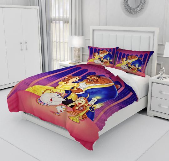 Beauty And The Beast - Disney Cartoon bedding set