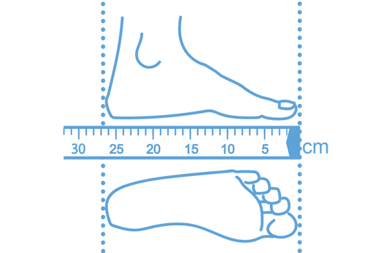 sneakers size chart