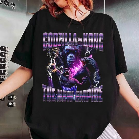 god zilla X Kong Shirt, god zilla X Kong The New Empire 2024 Shirt
