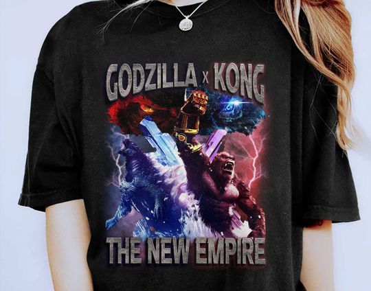 god zilla X Kong The New Empire 2024 Shirt, god zilla X Kong Movie Shirt