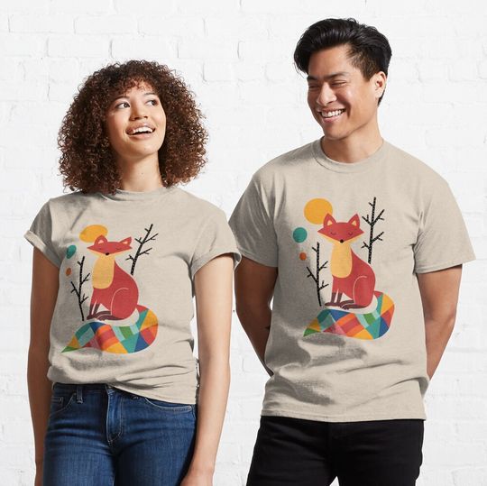 Rainbow Fox Classic T-Shirt