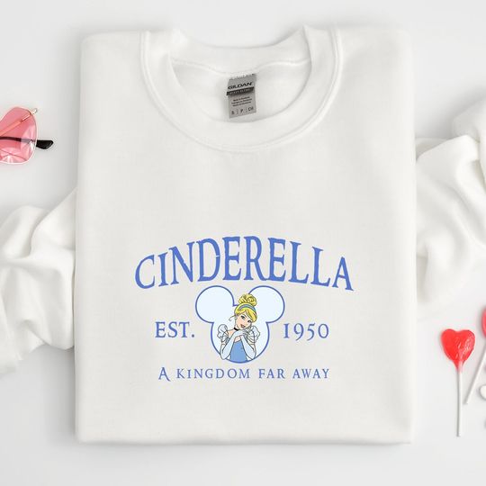 Disney Cinde and Co 1950 Sweatshirt, Disney Princess Sweatshirt