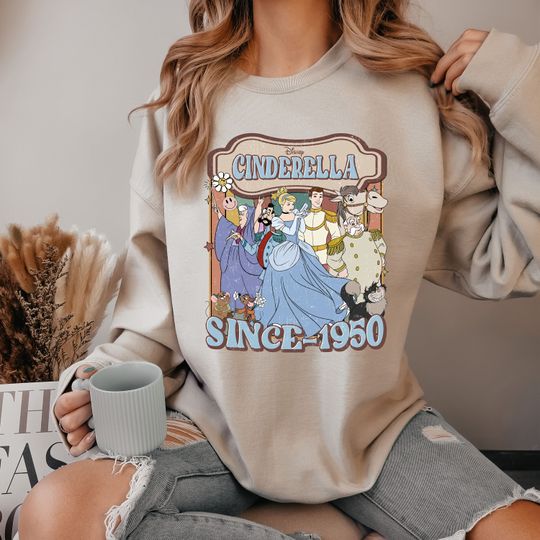 Cinde Since 1950 Sweatshirt, Cinde Princess Sweatshirt, Disney Cinde Sweatshirt