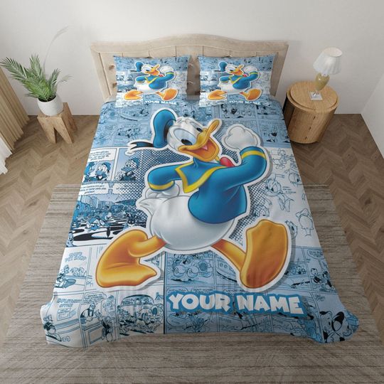 Personalized We Are Never Too Old For Donald Duck 3D Bedding Set