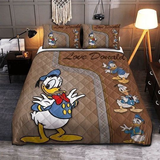 Love Donald Funny Donald's Emotions Cartoon Movie Fans 3D Bedding Set
