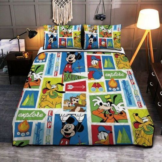 We Are Never Too Old For Mickey And Friends Cartoon Fans 3D Bedding Set