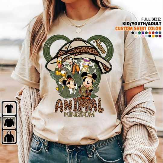 Custom Disney Animal Kingdom Unisex T-Shirt, Safari Family Matching Shirt
