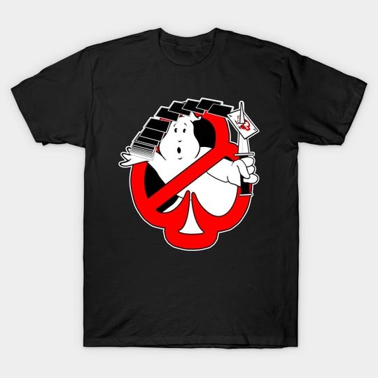 The Magic Ghostbuster CLUB Playing Card Logo - Ghostbusters - T-Shirt