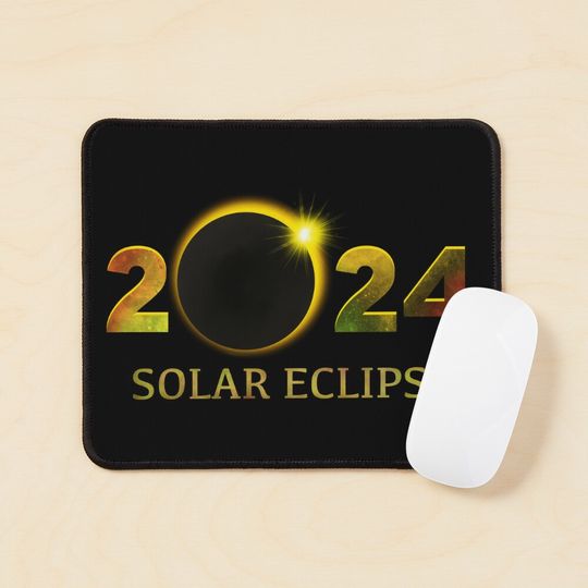 Total solar eclipse of the United States 2024 Solar Solar eclipse of 2024 Mouse Pad