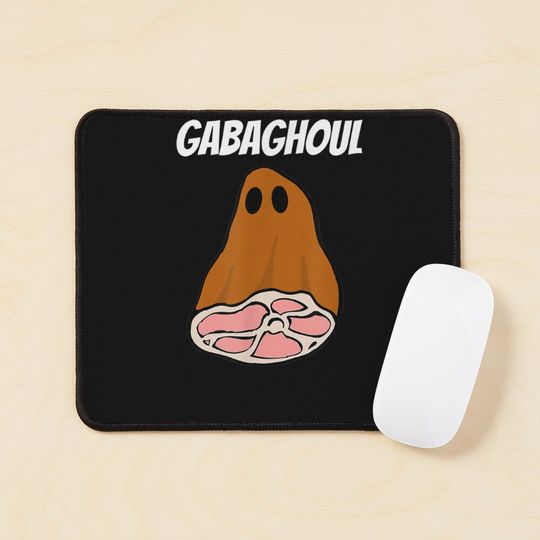 New Jersey Slang Halloween Dry Cured Meat Gabaghoul Gabagool T-Shirt Mouse Pad