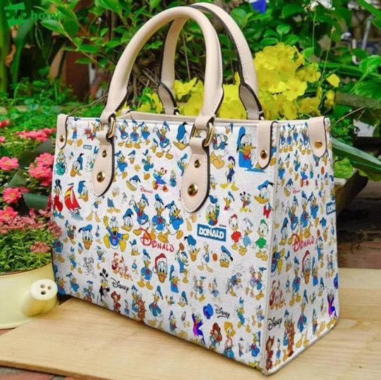 Donald Duck Leather Bag,Donald Duck Bags And Purses,Donald Duck Lover's