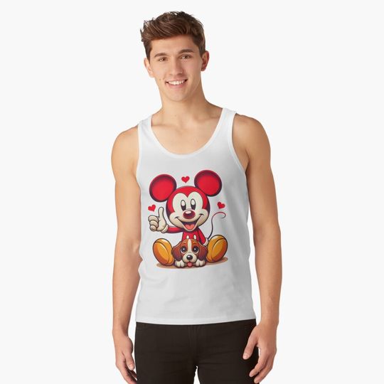 The cute Mouse Mickey Shirts  Tank Top