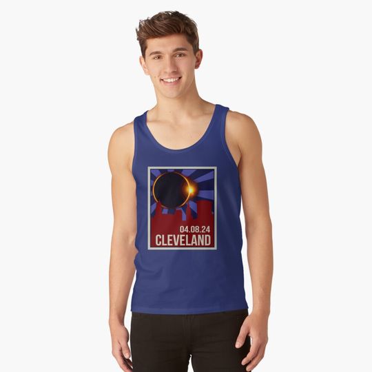 Cleveland Total Solar Eclipse 04-08-24 Tank Top