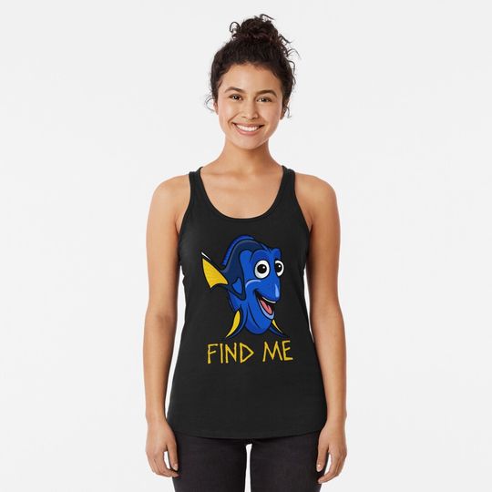Finding Dory   Racerback Tank Top