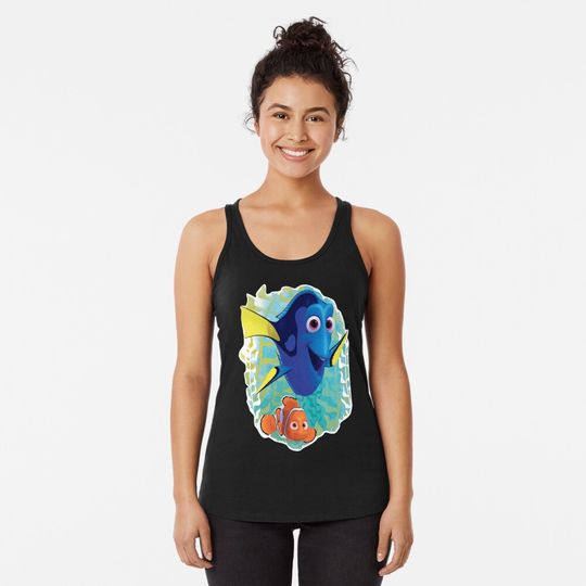 So Funny Swimming Finding Nemo You Really Need Racerback Tank Top