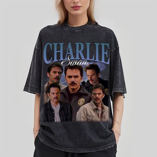 Charlie Swan Vintage Washed T-Shirt, Retro Billy Burke T-Shirt
