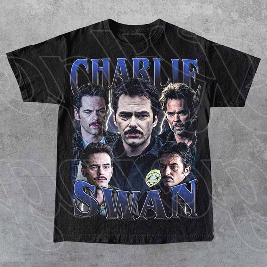 Charlie Swan Vintage T-Shirt, Gift For Woman and Man Unisex T-Shirt