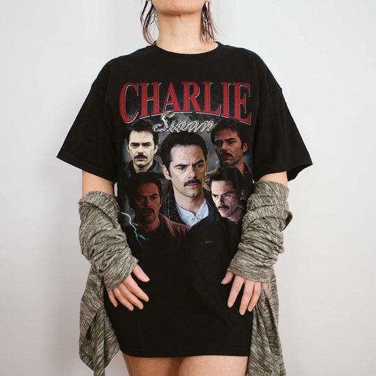 Charlie Swan Vintage 90's Shirt, Billy Burke Fan Made Tee, Team Charlie Tee