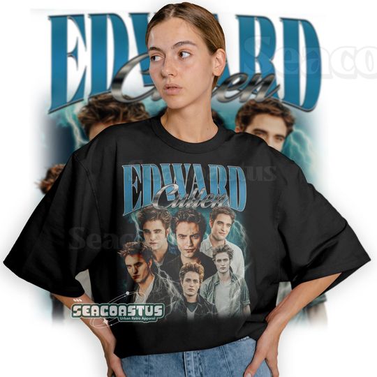 Edward Cullen Vintage T-Shirt, Graphic Unisex T-shirt