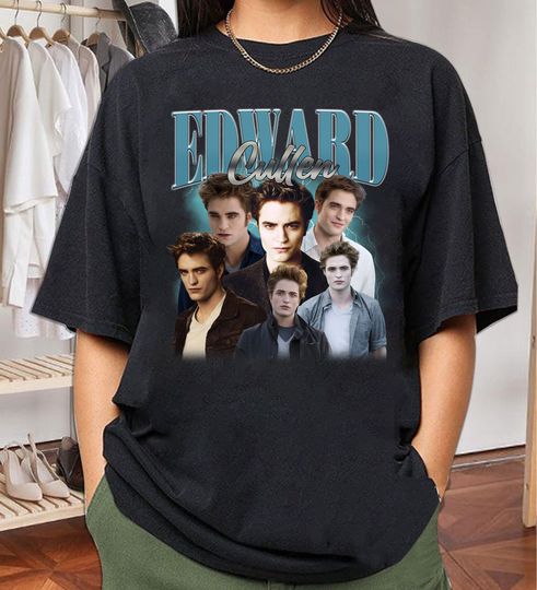 Edward Cullen Vintage T-Shirt, Graphic Unisex T-shirt