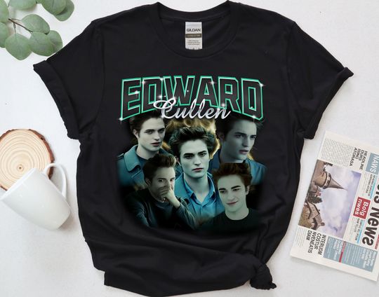 90s Bootleg Edward Cullen Shirt, Retro 90s Edward Cullen Shirt, Team Eward T-shirt
