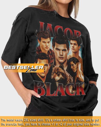 Jacob Black Shirt Character Movie Series Actress Tshirt